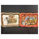 Vintge Toleware Tray Lot
