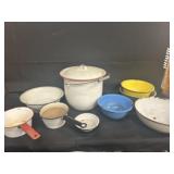 Vintage Enamelware Lot