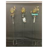 New Solar Powered Beehive Garden Stakes