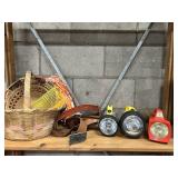 Shelf Deal-Leather Belt w/buckle/Lights and more