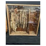 Rustic Wood/Glass Tobacco Display-See Notes