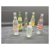 Vintage Drink Bottle Lot-Royal Crown, Nehi, Sunrie