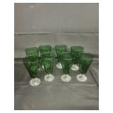 Set of 8 Anchor Hocking Burple 'Inspiration' Glass