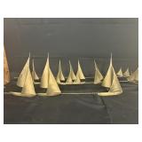 MCM Brass Colored Boat Wall/Tabletop Decor