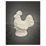 Minor flaws White Ceramic Rooster Cookie Jar