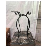 Wrought Iron Plant Stand/Pitcher Basin Holder