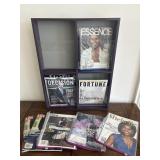 Hangable Shelf/Wall Display with Magazines