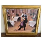 Lithograph print of The Tango by June Marie
