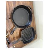 Lodge Cast Iron Skillet Lot