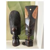 Hand Carved Wooden Tribal Statues