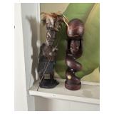 Hand Carved Wooden Tribal Art