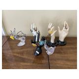 Hand Shaped Jewelry Displays with costume rings