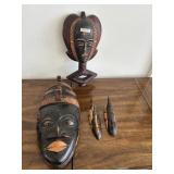 Hand Carved Wooden Tribal Art