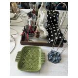 Wooden Welcome Tray/Figurines/More