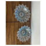 Federal Glass Petal pattern glass bowls