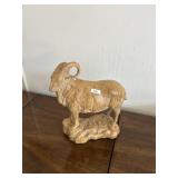 Vintage Ram Figurine-Resin Heavy