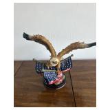 Proud American Baldl Eagle Statue