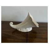 Lenox 'Fruits of Life' porcelain cornucopia vase