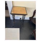 Bamboo  Metal Style Plant Stand