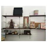 Entire Contents of Shelves and Shelves