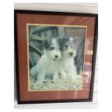 Framed Puppy Print