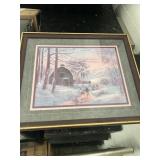 Lee K. Parkinson Framed Snowy Print