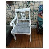 Vtg Painted Duncan Phyfe Style Chair