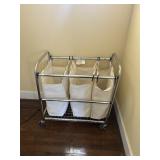 Seville Classics 3-Bag Laundry Sorter