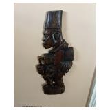 Nigerian Fakeye Hand Carved Wall Sculpture