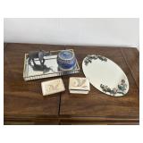 Mirror Trays/Trinket Box Lot