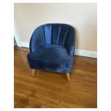 Blue Barrel Chair