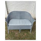 Lloyd Flanders All Seasons wicker settee