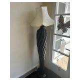 Post Modern Twist Black Floor Lamp