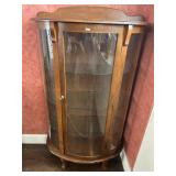 Antique Beveled Glass Curio Cabinet