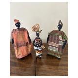 Handmade West African Cloth Dolls