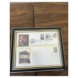 Framed stamps