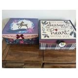 Decorative Christmas Boxes and Tins