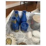 Box Lot-Glass Roses/Candle/Stepping Stone/More