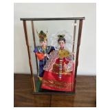 Korean Wedding Ceremonial Dolls w/case