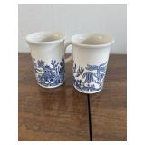 Churchill Blue Willow Mug Lot