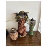 Mixed Lot-Sandy Dolls/Coin bank and more