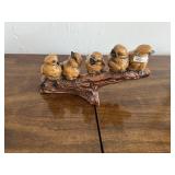 Ceramic Birds on Limb Decor
