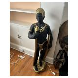 3ft Gilted Tribal Statue