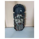 Large Hand Carved Wooden Tribal Mask