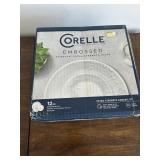 Corelle Embossed 12pc Dinnerware