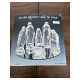 Glass Nativity Set