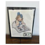 Framed Jessie Willcox Smith Print I Know That Man