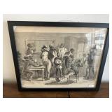 Antique print-The Behemoth Club of Blackville