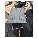 Outdoor Patio Set Metal/Plastic