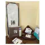 Misc. Items-wall shelves, shoe storage, photo albm